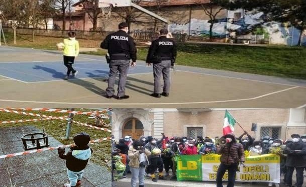Itálie ukazuje zvrácenost lockdovnů: parky a hřiště uzavřeny, přístavy pro vetřelce otevřeny