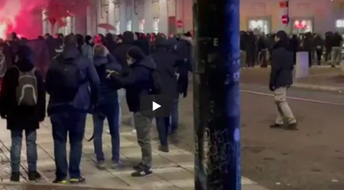 Antifa devastovala italský Turín na protest proti vyhoštění kriminálních Afričanů (video)