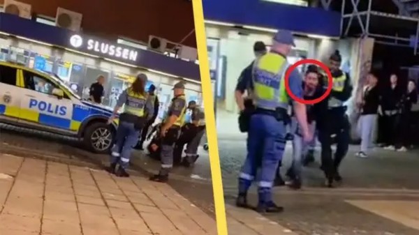 Švédsko: „Já jsem ISIS,“ křičí muslim při zatýkání (video)