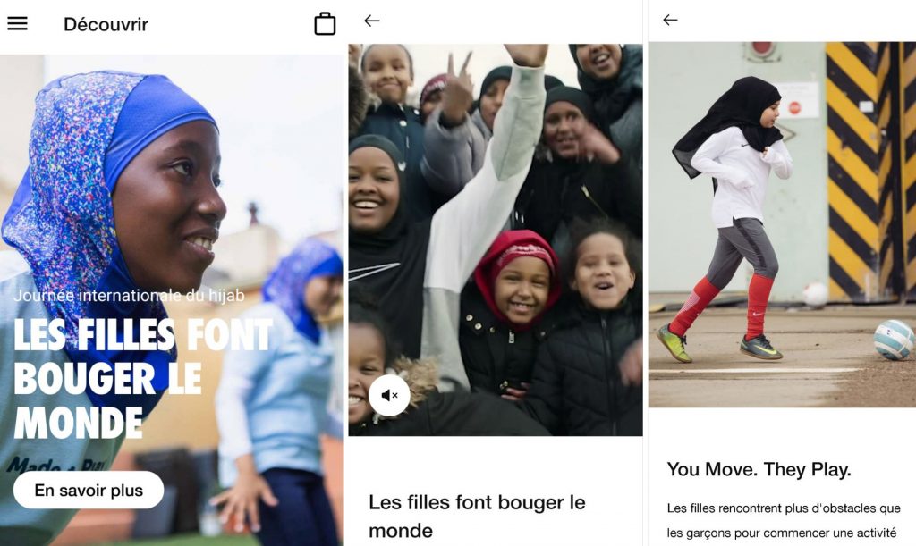 Nike propaguje ve Francii sportovní hidžáb pro dívky (video)