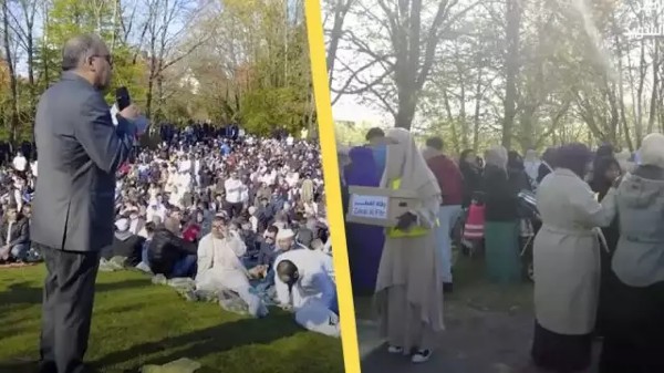 „Allahu akbar!“ Také švédské Malmö plně ovládly oslavy konce ramadánu (video)5 (8)