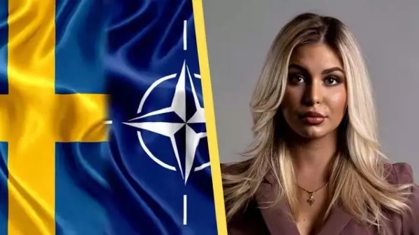 Mladá Srbka, žijící ve Švédsku, sdělila svůj názor na vstup Švédska do NATO5 (12)