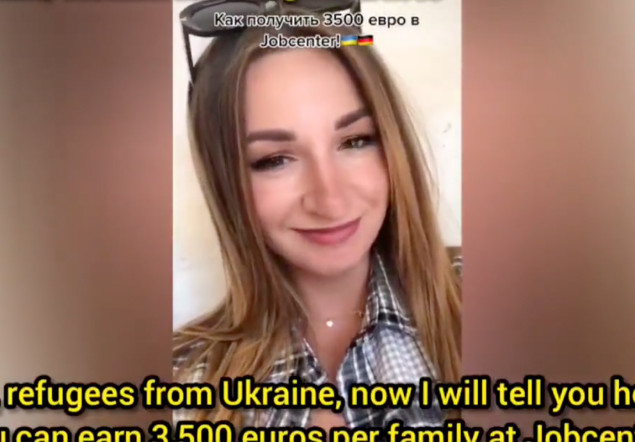 Ukrajinka se vysmívá německým daňovým poplatníkům (video)5 (30)