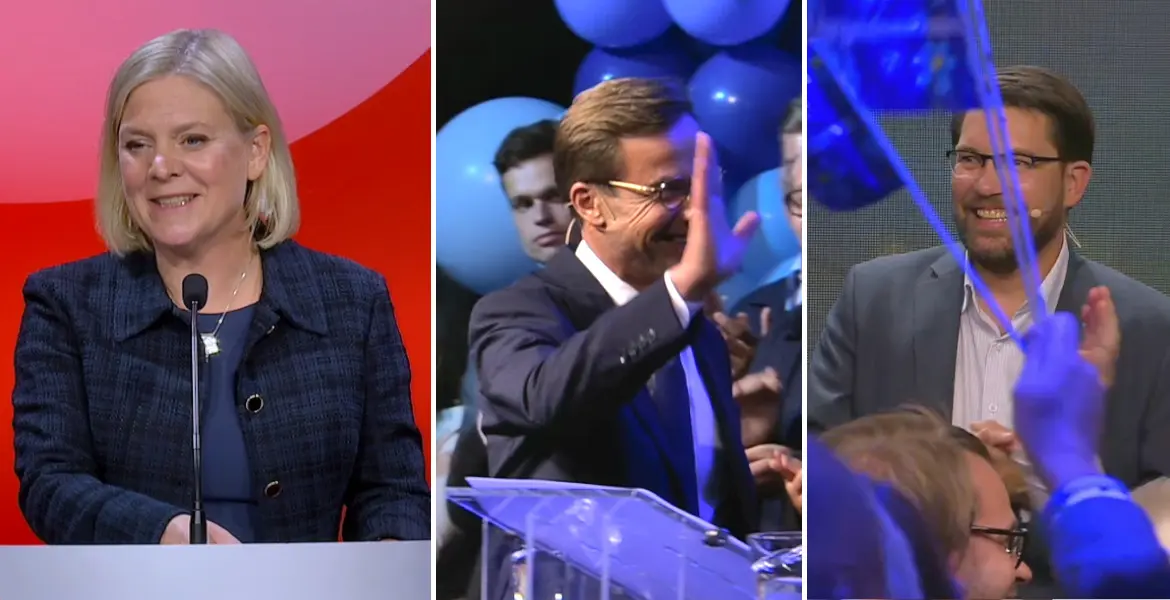 Švédské volby: Výpadky při sčítání hlasů a výsledek, který kurz země nijak nezmění