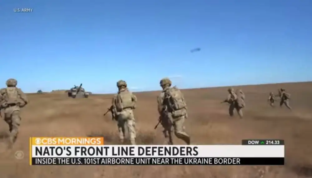 Tisíce amerických vojáků bylo rozmístěno v blízkosti ukrajinských hranic (videa)5 (19)