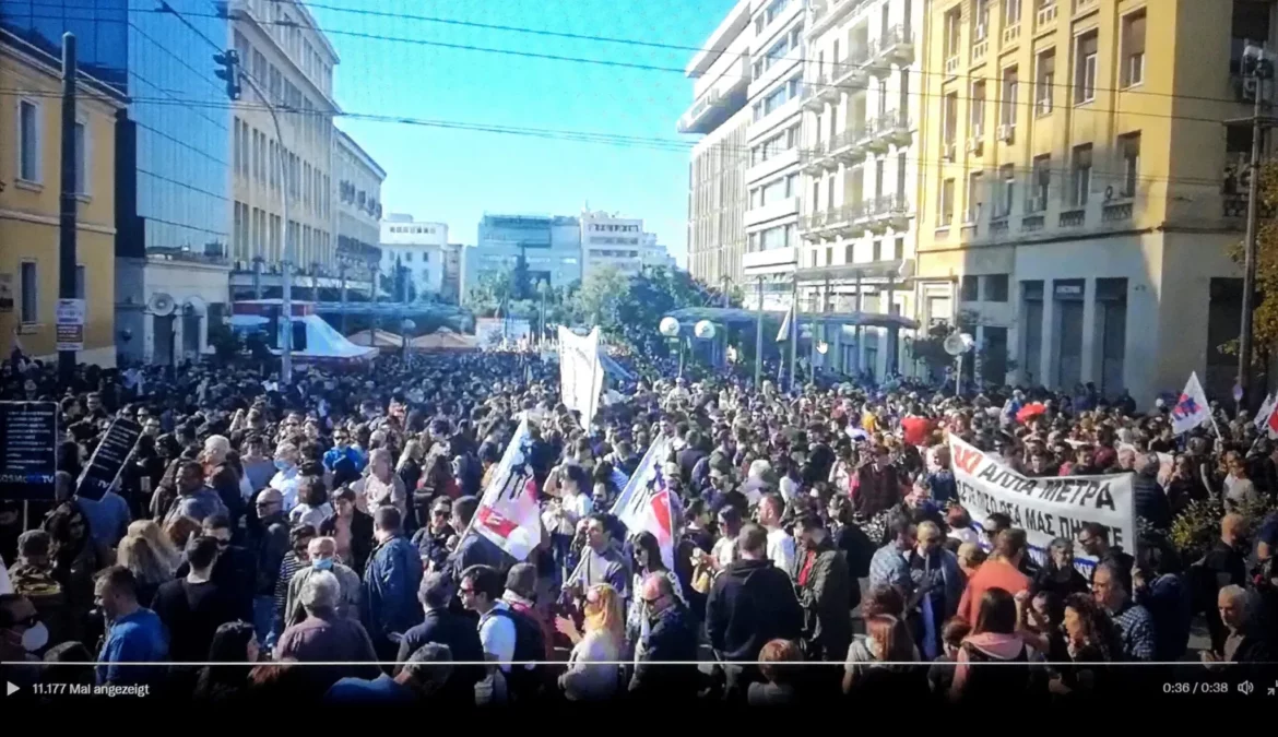 Generální stávky v Belgii a Řecku doprovázené protivládními demonstracemi (video)