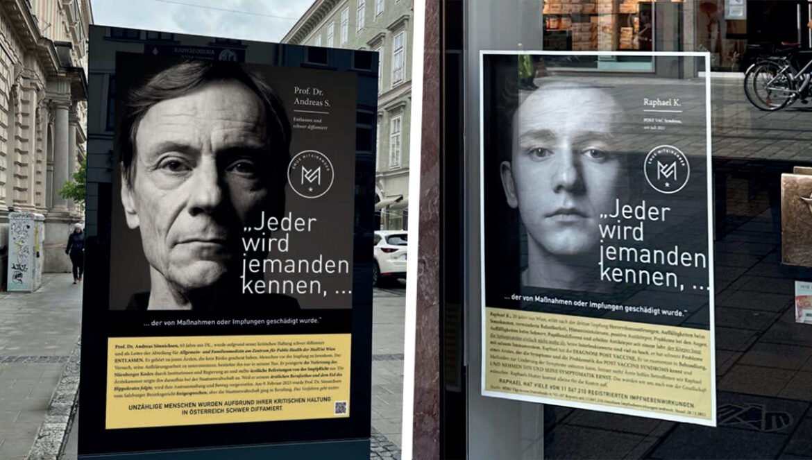 V Rakousku se rozběhla kampaň, která má upozornit na tisíce lidí s trvale poškozeným zdravím po aplikaci povinné covid „vakcíny“
