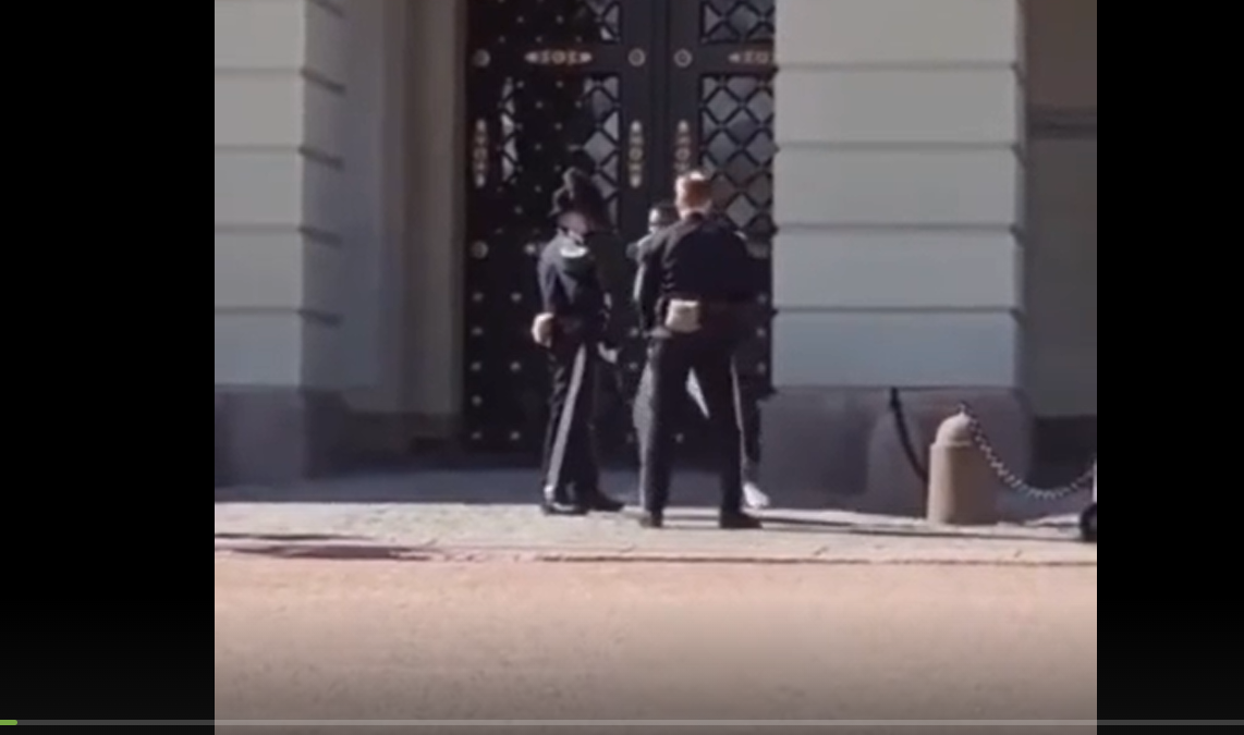 Norsko: Obohacovač se pokusil zaútočit na stráž u královského paláce (video)