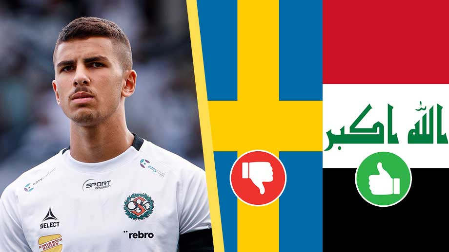 „Švéd“ Hussein Ali se rozhodl opustit švédskou fotbalovou reprezentaci a hrát za Irák