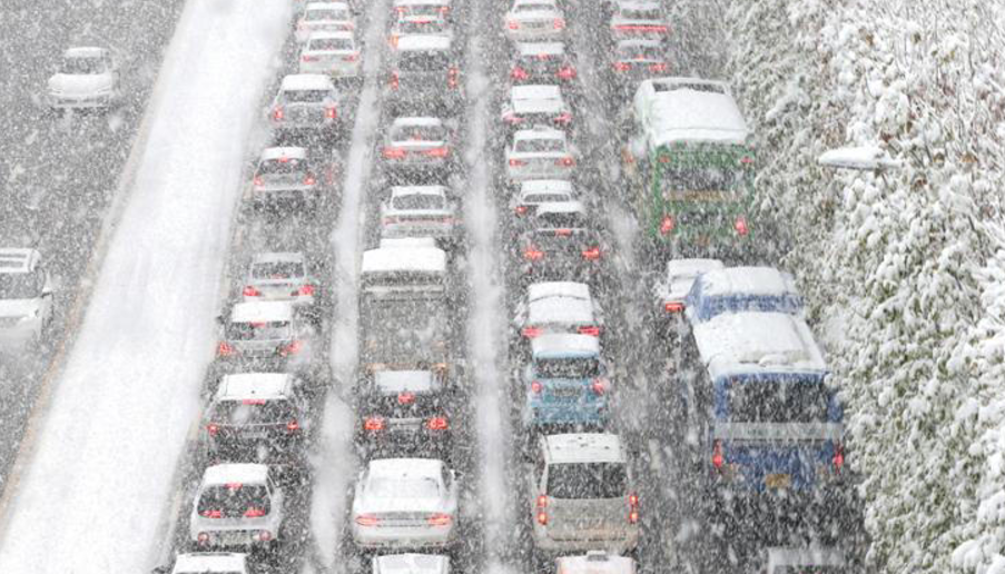 Globální oteplování v praxi: Nejsilnější sněžení v Soulu za 117 let (video)5 (15)