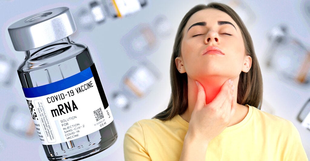 Nová studie: Takzvané mRNA vakcíny proti COVID-9 jsou spojeny s o 113% vyšším rizikem nedostatečné funkce štítné žlázy