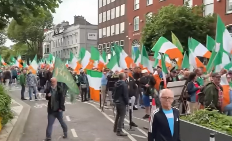 Irové protestovali proti rychlé výměně obyvatel: 20% populace se nenarodilo v zemi (videa)5 (13)