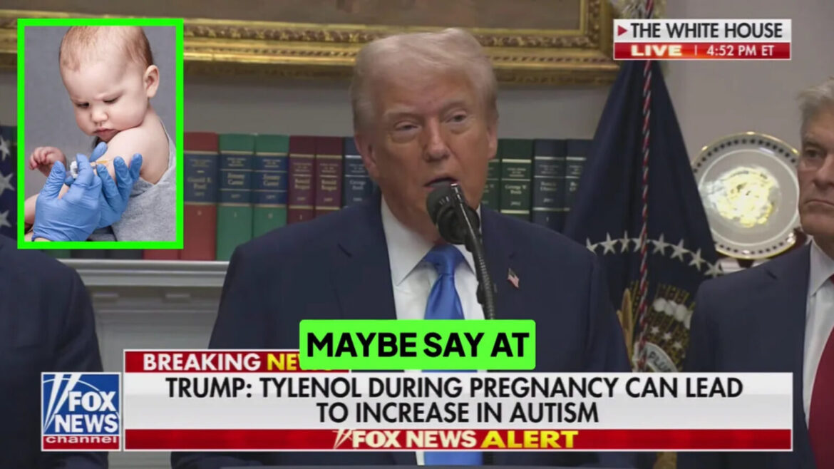 Trumpova tisková konference o vakcínách: Autismus způsobují vakcíny a Tylenol, neočkované děti jsou zdravější (video)4.8 (18)