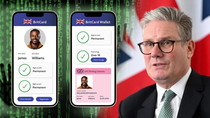 Starmer vyhlásil povinné digitální ID v celé Velké Británii, mnozí lidé protestují a odmítají se podřídit (video)4.8 (32)