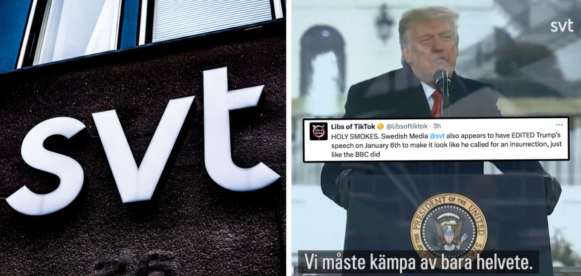 Nejen BBC: Také švédská veřejnoprávní televize SVT manipulativně sestříhala Trumpův projev (video)4.9 (8)