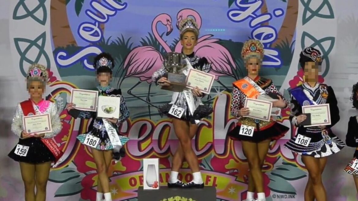 Mistrovství dívek v irských tancích vyhrál už potřetí biologický muž