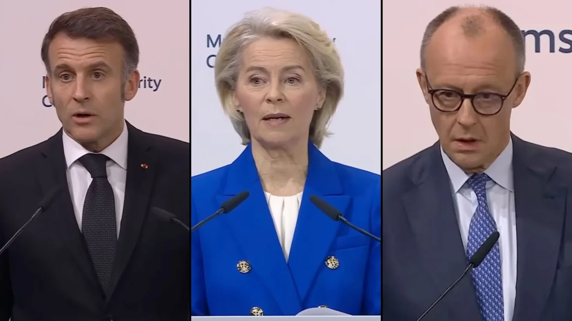 Macron, Merz a von der Leyen obhajují rozšířenou cenzuru po celé EU5 (9)