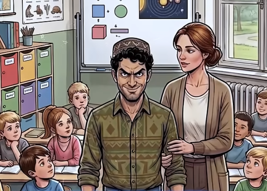 Německo: Afghánský stážista odhalil svůj ztopořený penis žákyním druhé třídy základní školy a osahával učitelku (video)5 (14)