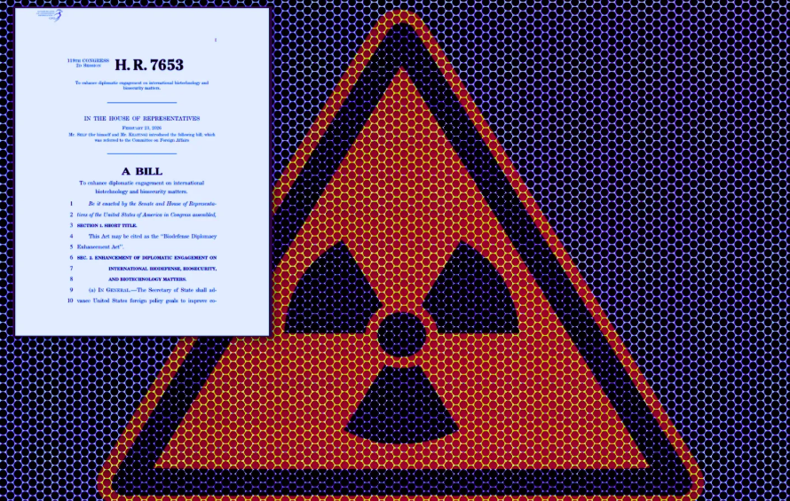 Nový federální zákon schvaluje tajnou strategii NATO pro využití genetického inženýrství v souvislosti s biologickými zbraněmi