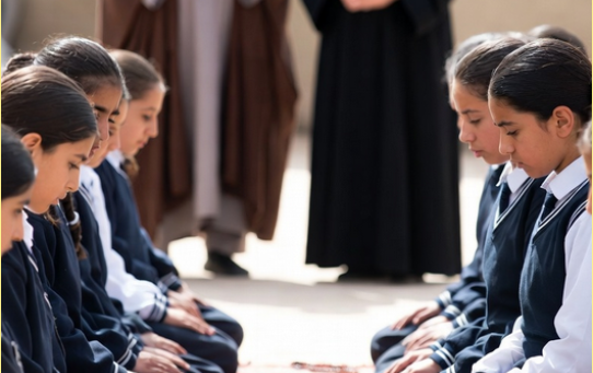 Příprava na život v chalífátu: V britské církevní škole nutí nemuslimské děti modlit se k Alláhovi