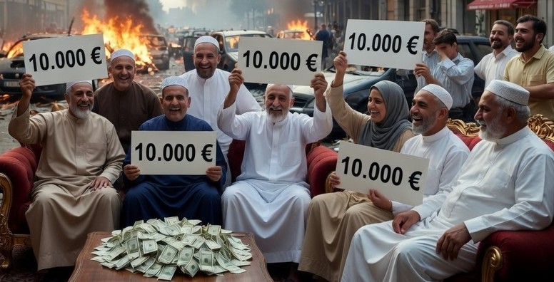 Německo: Syrský klan pobíral měsíčně 10 000 eur na dávkách, přestože spáchal nejméně 160 trestných činů, včetně pobodání5 (9)