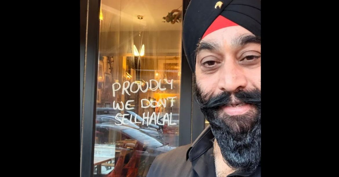 Londýn: Ind byl zatčen za odpor proti halal, když se bránil vzteklým muslimským davům (video)5 (11)