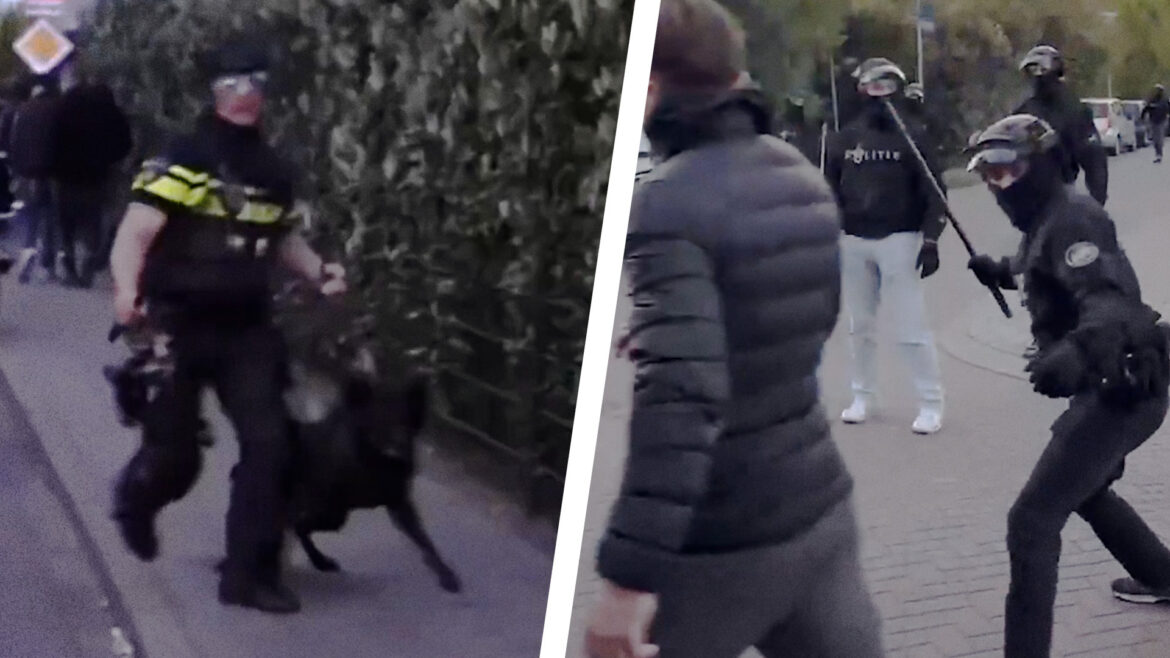 Nizozemsko: Policie brutálně potlačila demonstraci proti migračnímu centru  malé obci, jeden protestující byl zbit do bezvědomí (video)