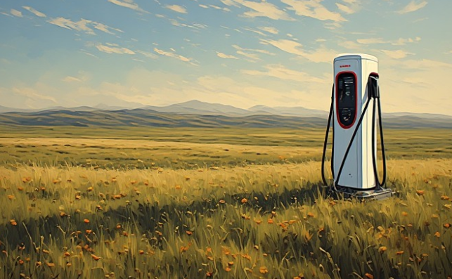 Nabíječka pro elektromobily financovaná EU se objevila na rumunské louce: Žádná silnice ani příjezdová cesta5 (13)