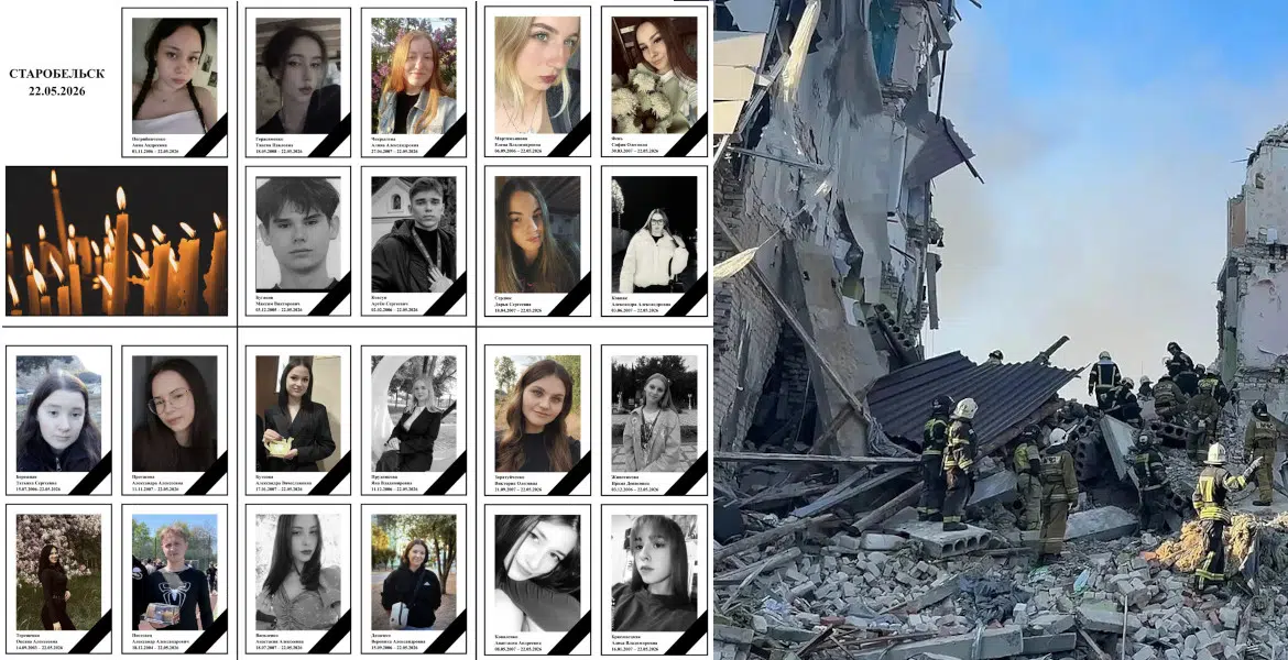 Zde je 21 studentů, kteří zemřeli při ukrajinském útoku drony (video)