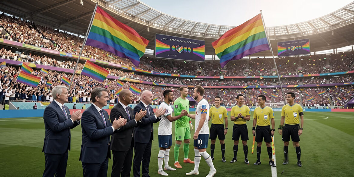 Na MS ve fotbale se má propagovat LGBTQ, i když pravidla zakazují náboženská a politická prohlášení5 (8)